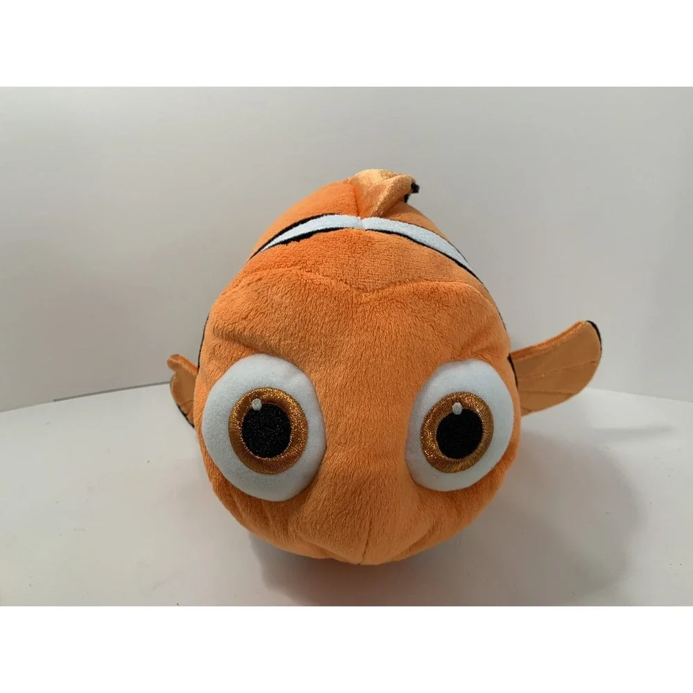 Walt Disney Store plush Finding Nemo sparkle glitter clownfish stuffed toy 12